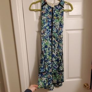 Floral Ann Taylor dress with tie back